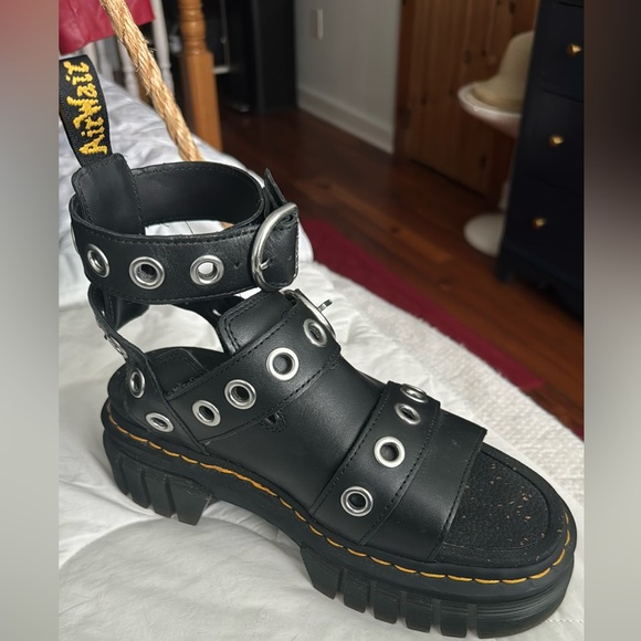 Dr. Martens Black Platform Sandal - Picture 5 of 7